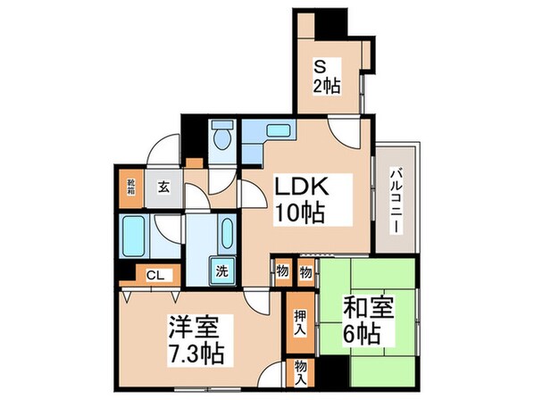 HARU菊名Ⅰの物件間取画像